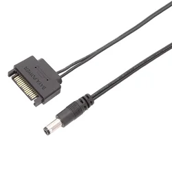 Cable Adaptador SATA a DC 12V Macho 5.5mm 20cm