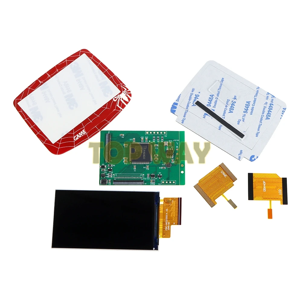 1 Juego para consola GBA V5, niveles de brillo ajustables, retroiluminación LCD IPS de alta 2,9 pulgadas para Nintendo GBA V5.0 punto a punto - imagen 5