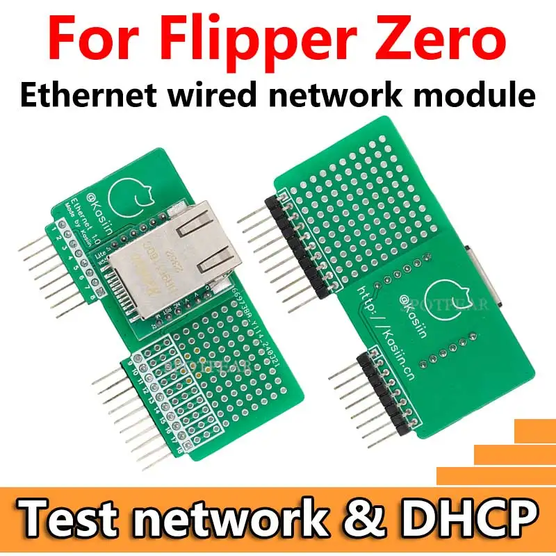 Para módulo de prueba Ethernet Flipper Zero, módulo de red con cable, tablero de desarrollo para accesorio de fijación Flipper Zero - imagen 2