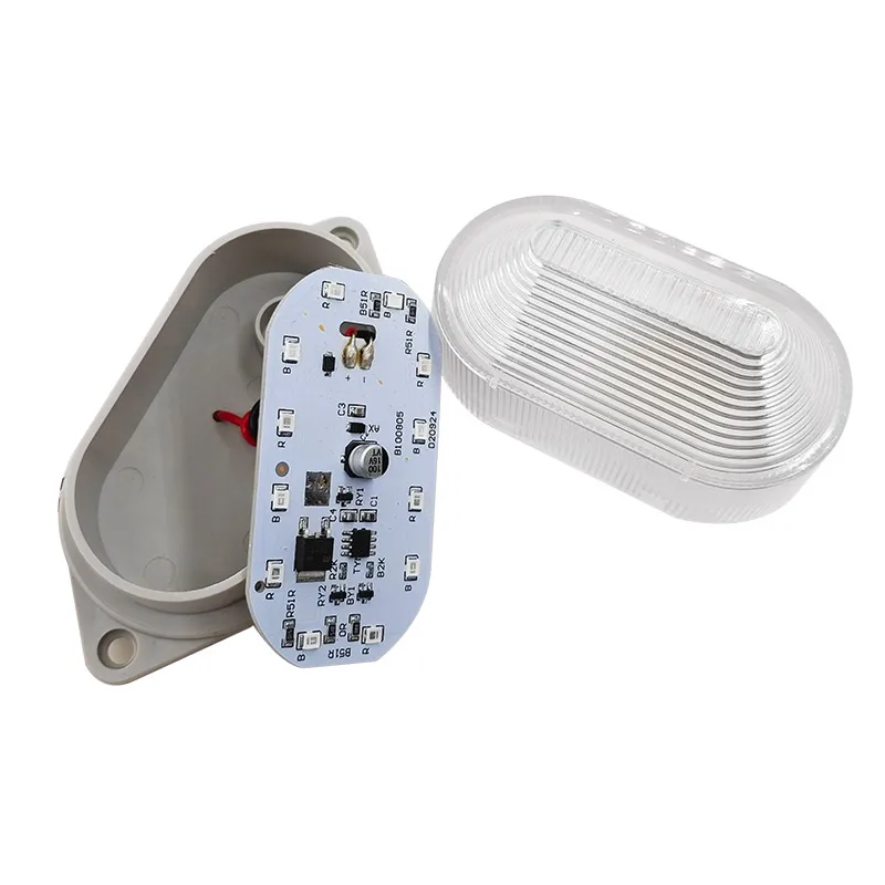 Luz de advertencia de señal estroboscópica LED roja y azul de doble Color, lámpara indicadora de N-3051, luz intermitente pequeña para alarma de seguridad, 12V, 24V, 220V - imagen 4