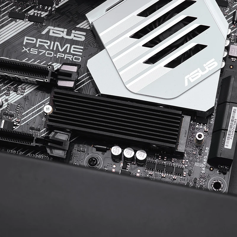 Disipador de calor M.2 2280 para consola de juegos PS5, Enfriador de disco duro de estado sólido de aleación de aluminio, resistente al calor con almohadilla de silicona térmica - imagen 4