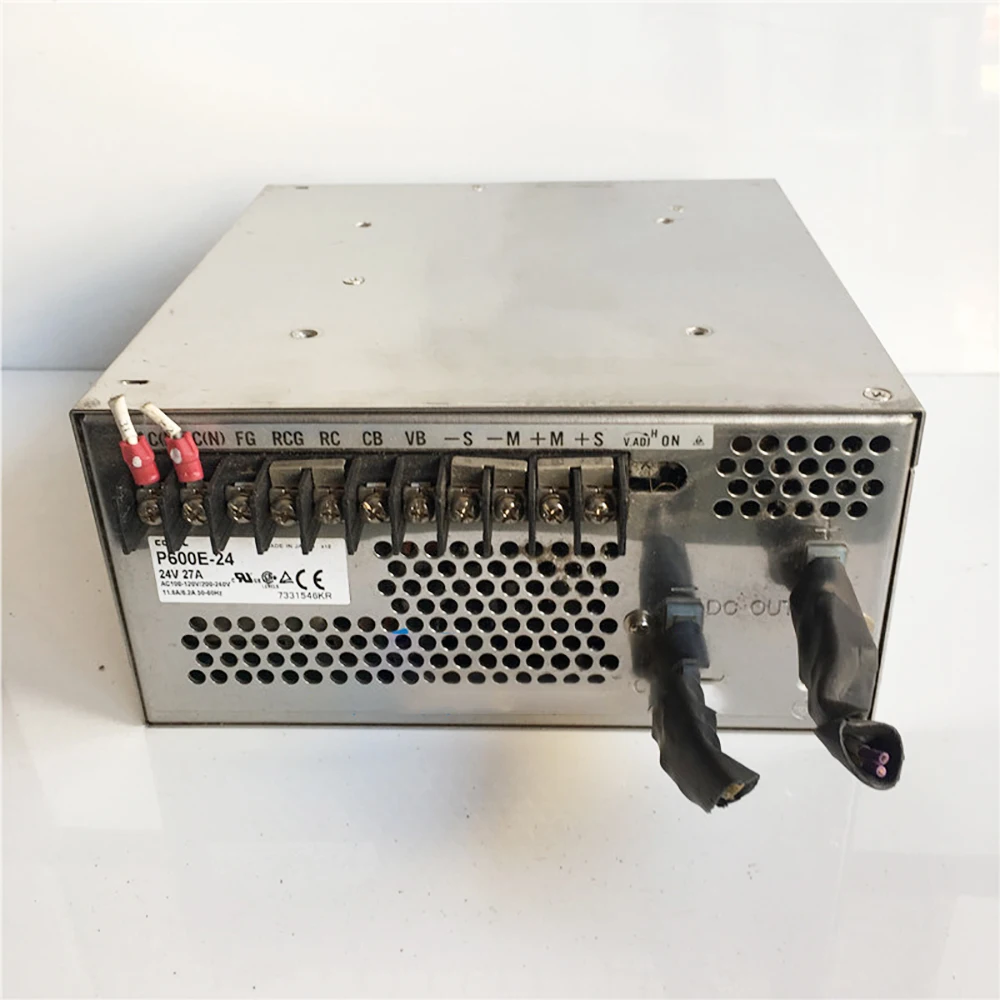 P600E-24 Fuente de alimentación conmutada de desmontaje original 24V/27A (P600-24 común) - imagen 5