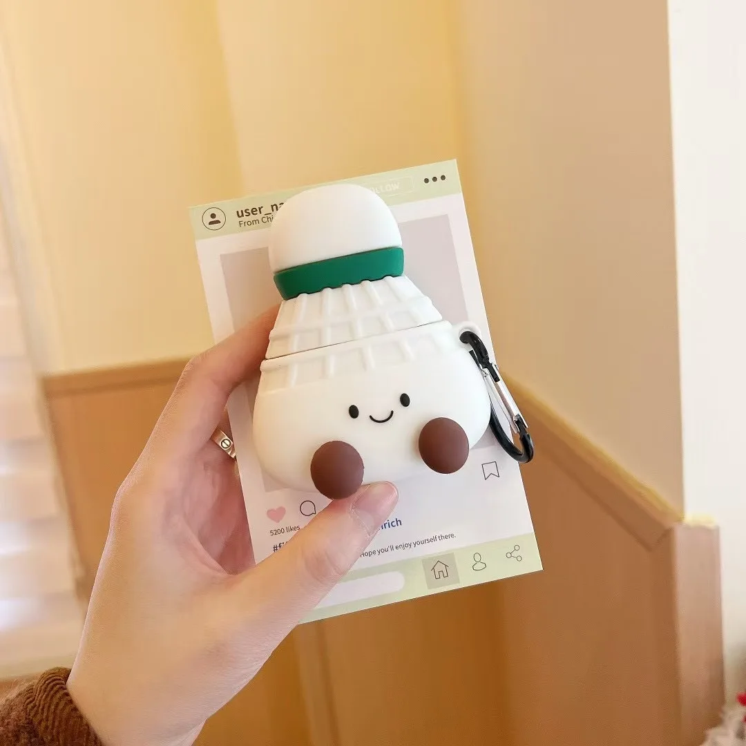 Para Airpods 4 funda modelo de comida para Apple Airpods 1 2 3 Pro 2 funda para auriculares bonita funda para auriculares con carga inalámbrica de dibujos animados - imagen 2