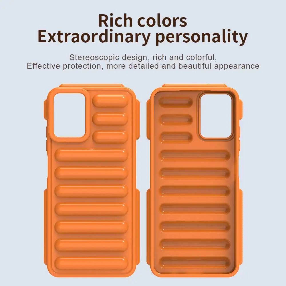 Armadura a prueba de golpes cápsula funda de cojín de aire para Motorola Moto G14 G34 G24 Power G04 G04S cubierta de silicona suave de Color sólido - imagen 4