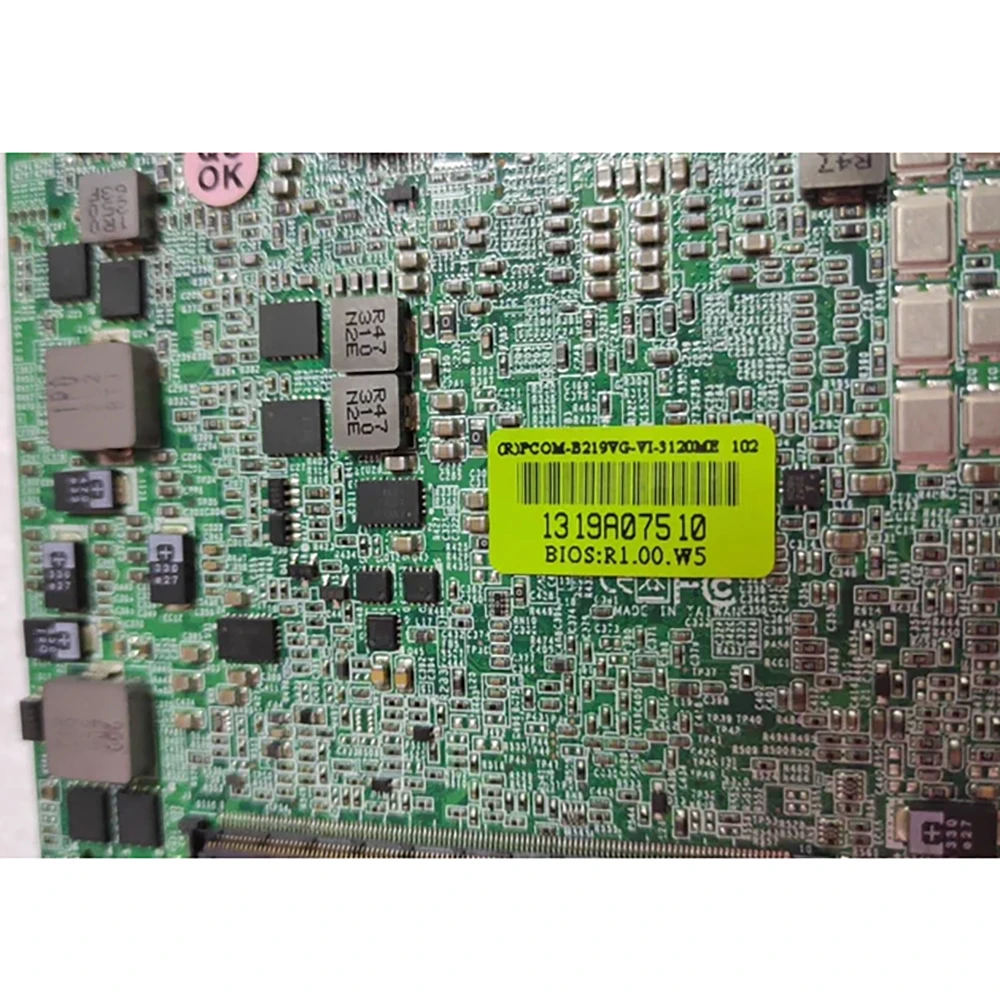 PCOM-B219VG-VI-3120ME ETX Placa base de control industrial 1319A07510 bios.R1.00.W5 - imagen 5