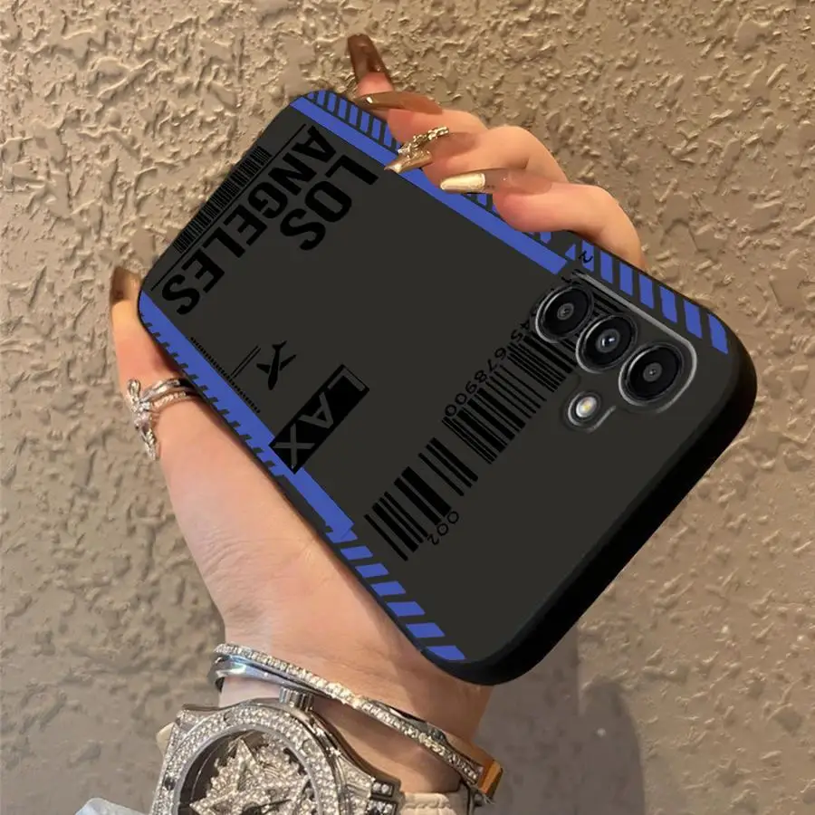 Funda de teléfono suave negra con paso de embarque creativo para Samsung Galaxy A10 A12 A06 A04 A70 A30 A15 A05 A17 A20 A13 A50 A40 A16 - imagen 5