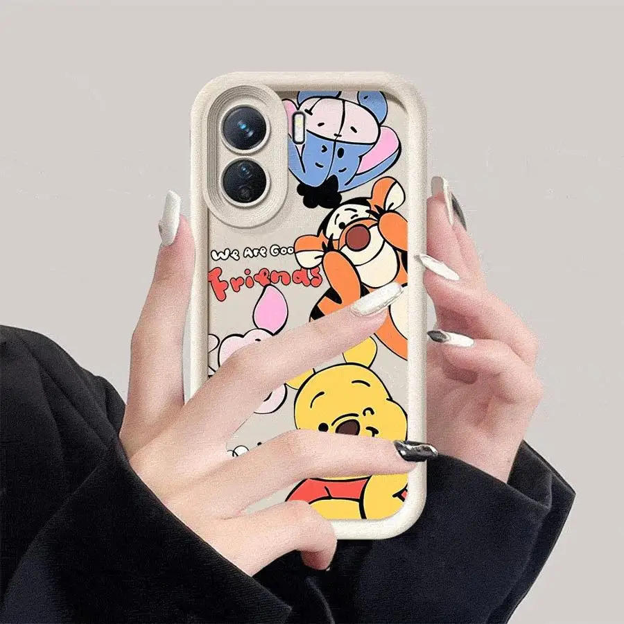 Funda de teléfono de oso de dibujos animados de Disney para Redmi Note 10, 12, 13, 4G, 5G, 10S, 10Pro, 11, 11S, 11, 12, 13, Pro4G, 5G, 11, 12, 13ProPlus5G, 12S - imagen 5