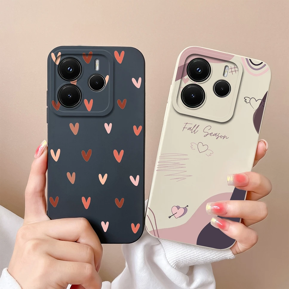 Para Redmi Note 14 4G 5G funda de teléfono encantador dinosaurio cámara protección Shell contraportada para Xiaomi Redmi Note14 Fundas Capa