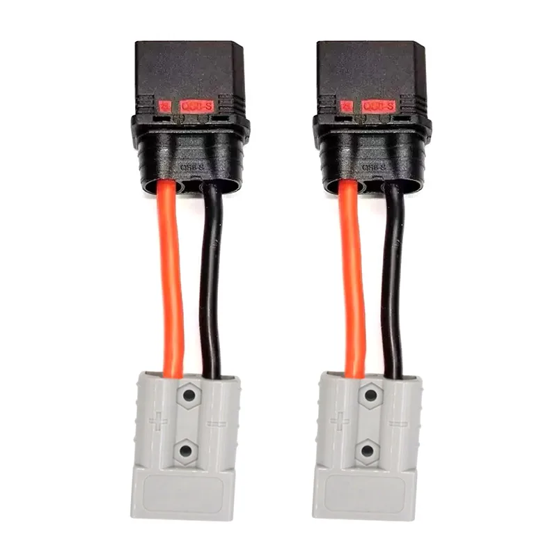 50A 8/10WAG QS8-S a conector Andeson vehículo eléctrico batería de litio adaptador macho hembra línea batería carretilla elevadora derivación cable