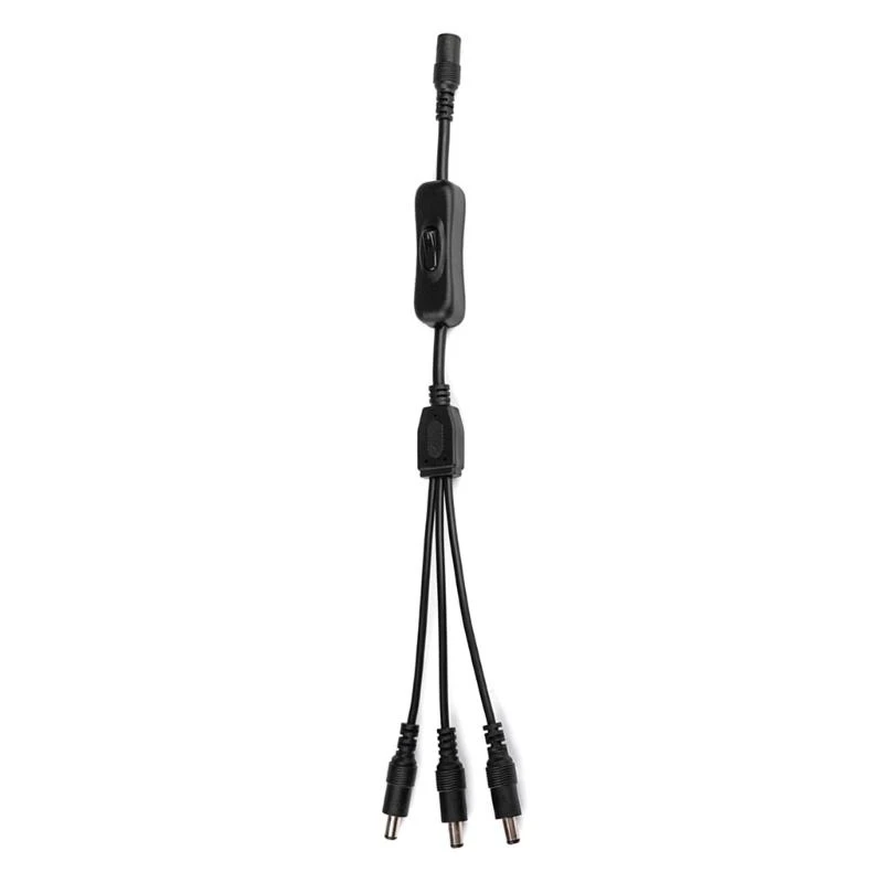 Cable adaptador divisor DC5521 5.5x2.1mm 1 cable femenino a múltiple para cámara estacionamiento CCTV Luz LED LED - imagen 2