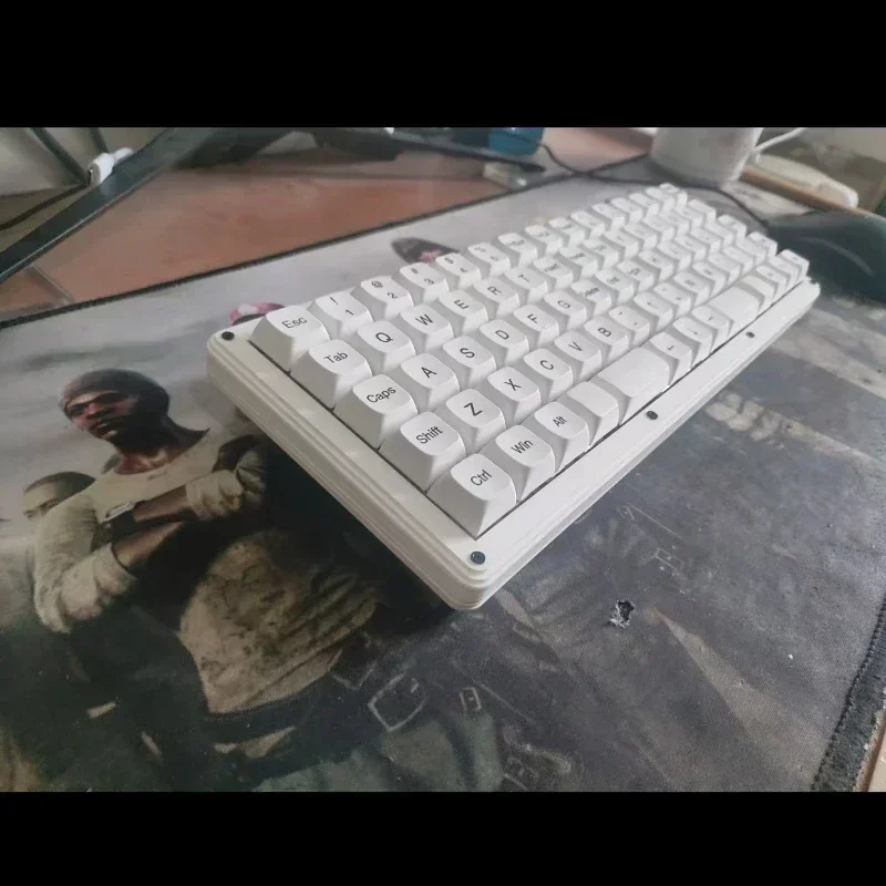 Teclado mecánico Ortho C75 Planck, modo único personalizado, Qmk/Vial, diseño en línea, teclado Orthogonal intercambiable en caliente con cable tipo C - imagen 4