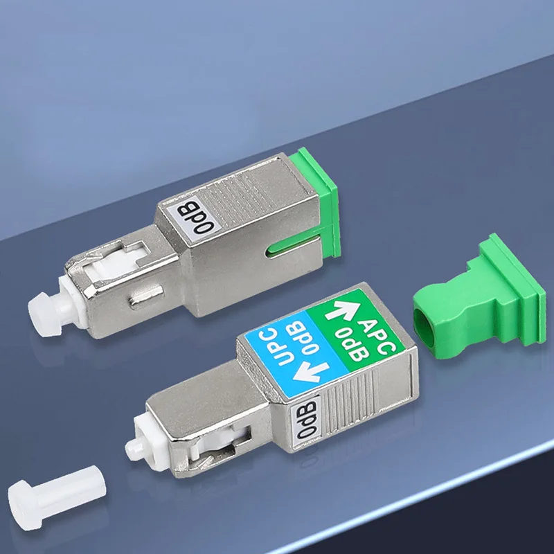 Convertidor de fibra óptica 0dB SC/UPC macho a SC/APC hembra conector de fibra óptica conversión mutua adaptador UPCAPC de medios Ethernet - imagen 4