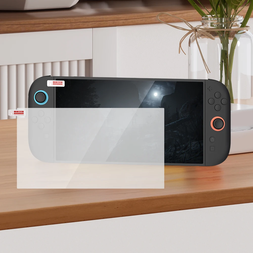 2 uds vidrio templado para NS Switch 2 Protector de pantalla HD película protectora transparente antiarañazos accesorios de consola Switch2 - imagen 3