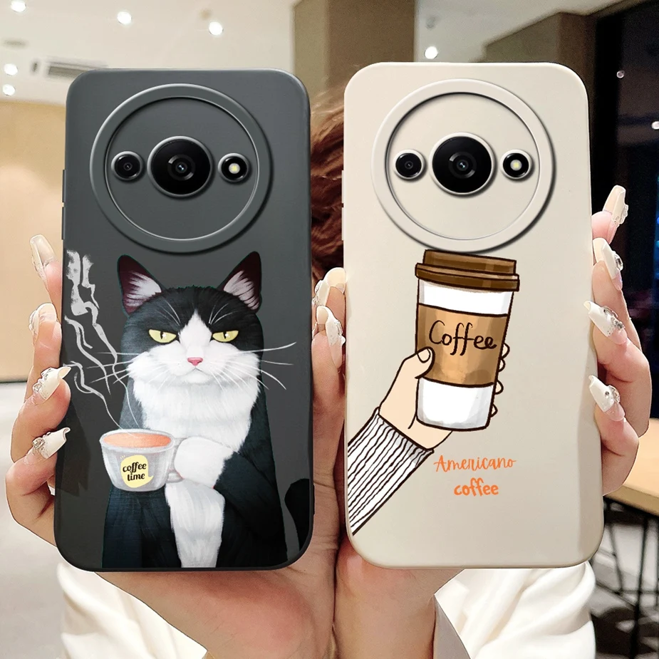 Para Xiaomi Redmi A3 funda de lujo pintada con caramelo fundas de teléfono a prueba de golpes para Xiaomi Redmi A3 RedmiA3 Fundas suaves 6,71 ''parachoques - imagen 3