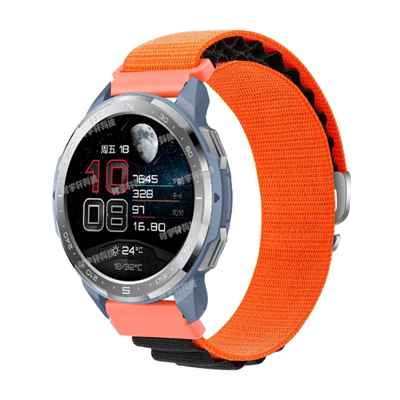 Correa de nailon para reloj inteligente, pulsera deportiva de 22mm para Honor Watch GS Pro, Honor Magic 2 de 46mm/GS 3/Huawei GT 3 GT 2 - imagen 4