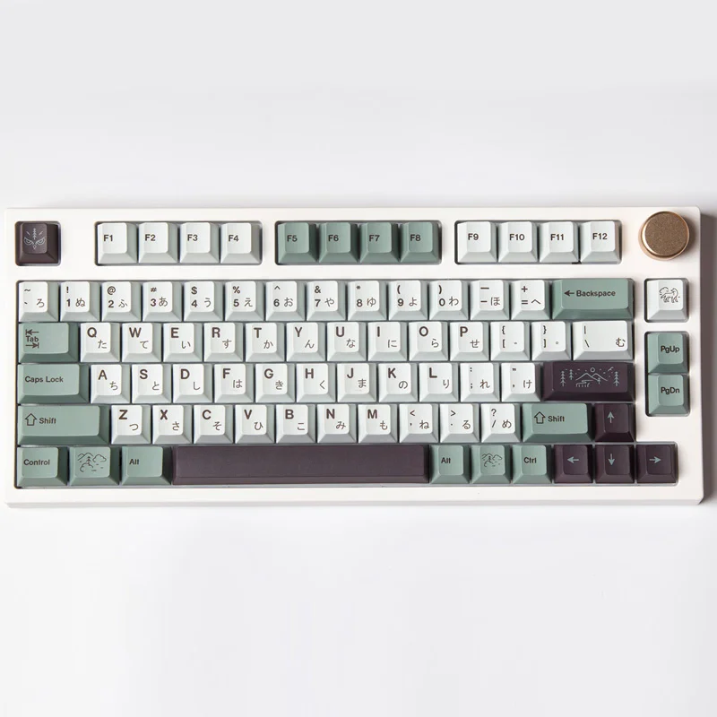 GMK-Teclas de antiniebla DE NOVIEMBRE, accesorio para teclado mecánico, perfil de cereza, tinte PBT, sublimación, para MX Switch 61/64/68/141, 87/960 teclas
