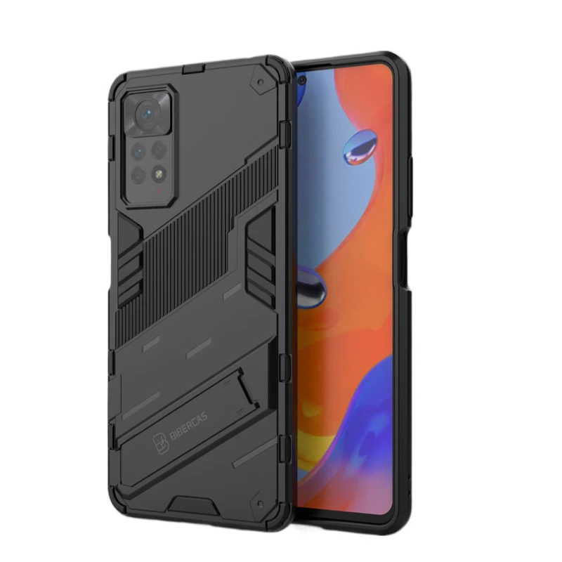 Para Xiaomi Redmi Note 11 12 Pro 4G funda de teléfono con armadura a prueba de golpes para Redmi Note 11S 11E PRO 5G funda protectora trasera anticaída - imagen 2