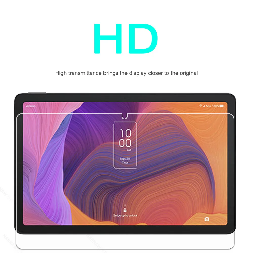 2 piezas HD Protector de pantalla de vidrio templado a prueba de arañazos para TCL Tab 10S 10HD 10L 10 10,1 Tab Pro 5G Max 10,4 TCL NxtPaper 11 - imagen 5