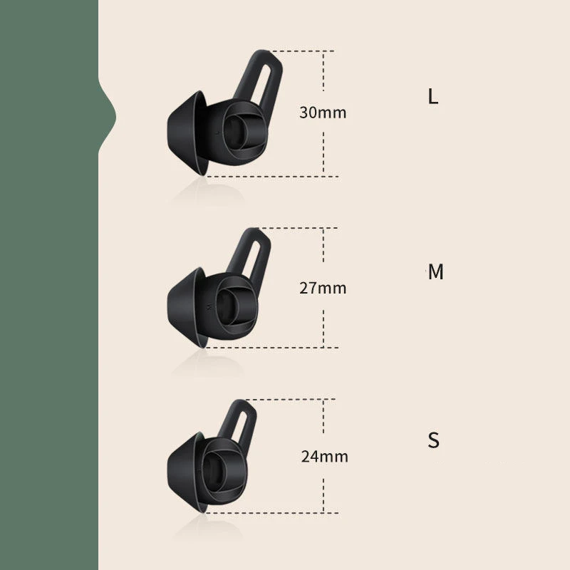 Almohadillas de silicona para auriculares Huawei Freelace Pro Wire Bluetooth, fundas de cojín, funda para auriculares, almohadillas para los oídos, 2 unids/par - imagen 2