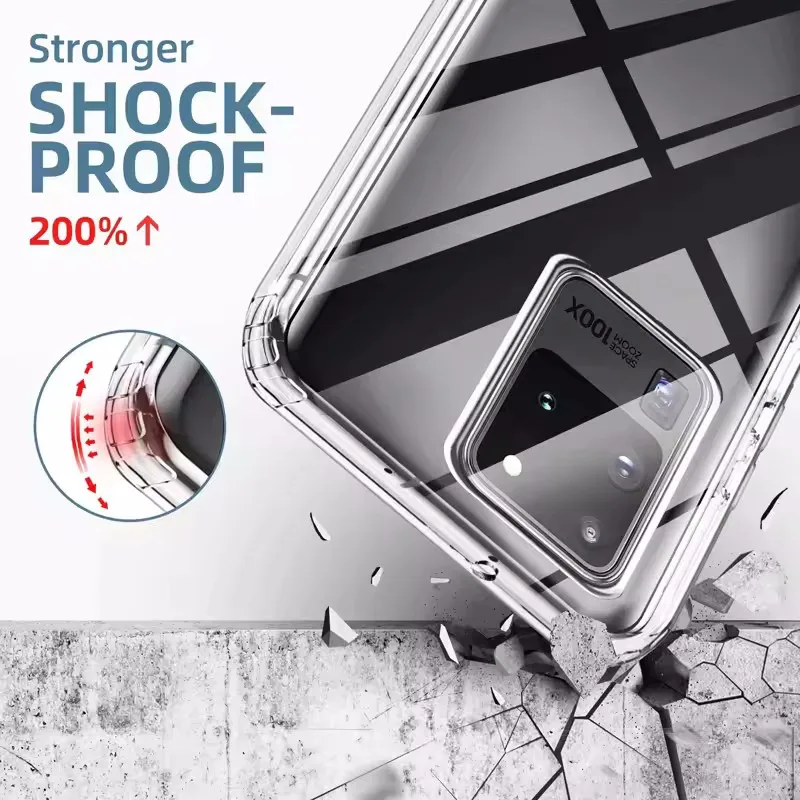 Para Samsung Galaxy A16 A15 A14 A13 A06 A05 A05S A55 A54 A53 A52 A56 A33 A34 A35 A36 A24 A25 360 Protector transparente funda de teléfono - imagen 5