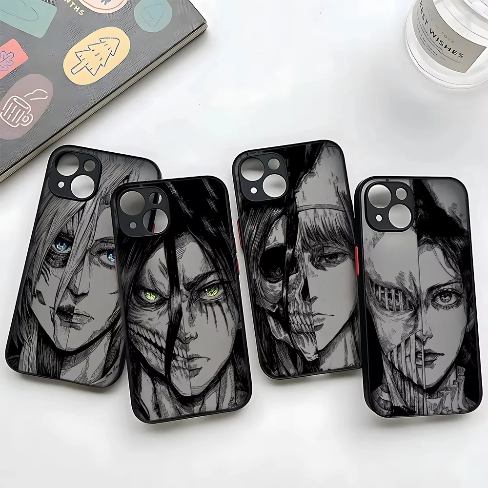 Funda Attack on Titan para Xiaomi Mi 14 13 Ultra 13T 12 Lite 12T 11 11T 10 10T Pro POCO X5 X4 GT X3 NFC F5 M3 funda dura de silicona - imagen 2