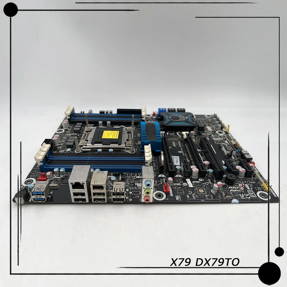 Placa base X79 DX79TO para sistema Intel Skull de lujo de alta gama LGA 2011 DDR3, compatible con E5 I7 3960X - imagen 2