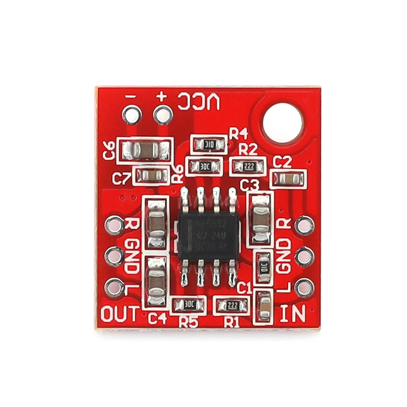 Placa amplificadora de auriculares TDA1308, módulo de placa de preamplificador de amplificador de auriculares, 3V-6V - imagen 5