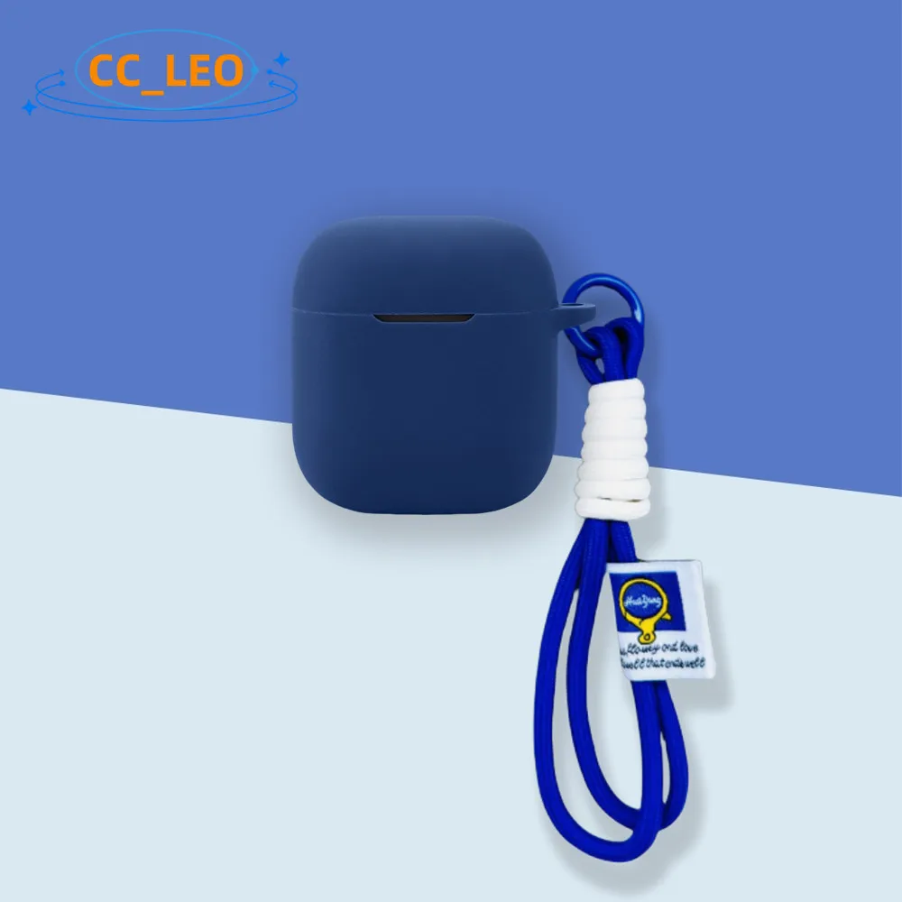 Para OPPO Enco Buds3 funda de silicona suave adecuada para OPPO Enco Buds3 funda protectora a prueba de golpes con cordón - imagen 4