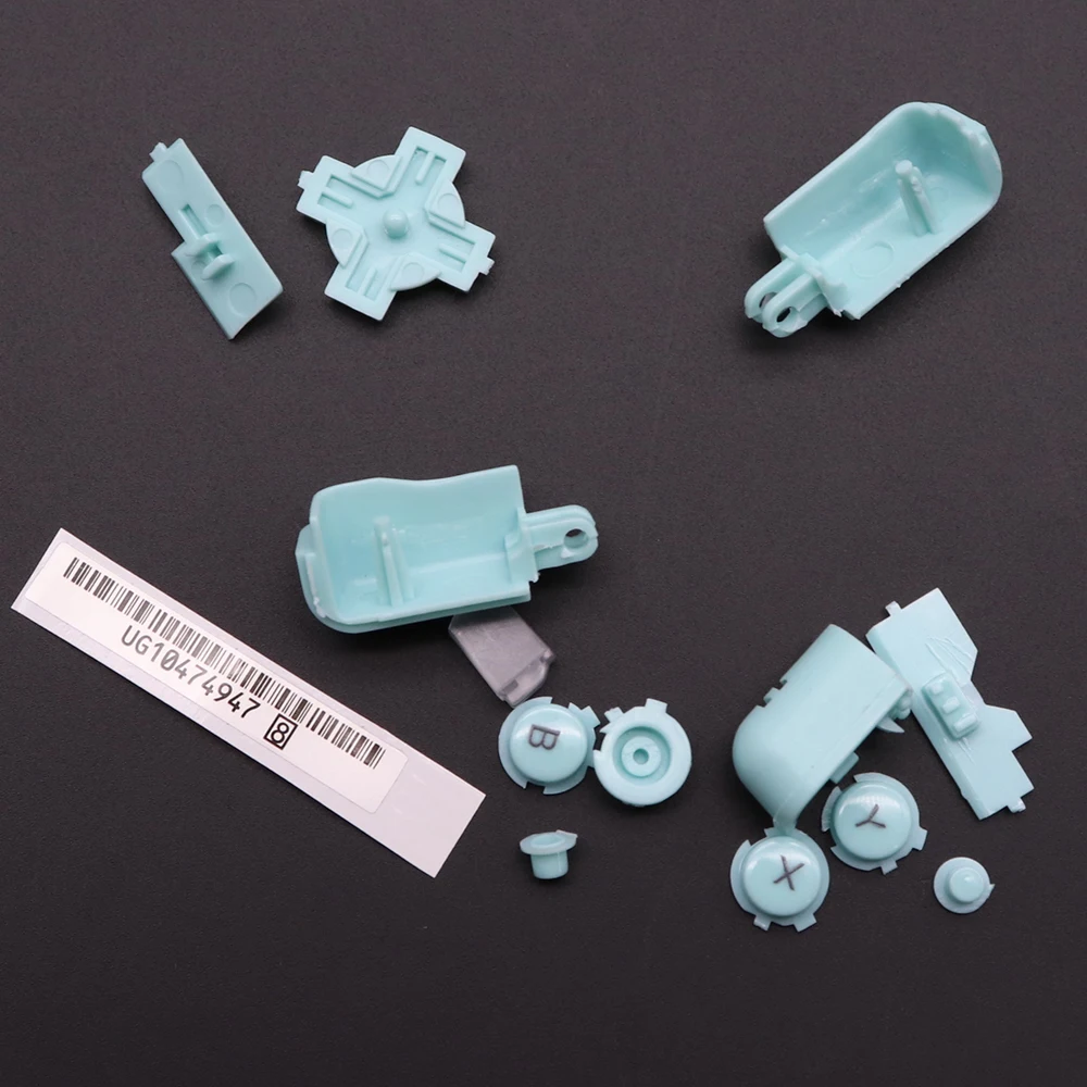 Juego de botones completos A B X Y abxy L R d-pad, botones cruzados para Nintendo DS Lite, botones NDSL Y goma conductora - imagen 2