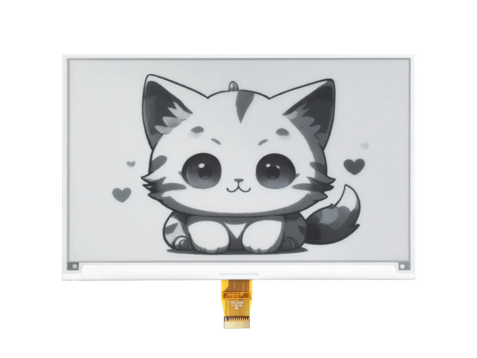 Waveshare Pantalla cruda de tinta electrónica de 7,5 pulgadas 800x480 SPI blanco y negro, compatible con Raspberry Pi 3B/3B+/Zero/Zero W/Arduino/Esp32 - imagen 4