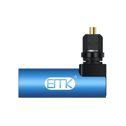 Cable Toslink Angular EMK – Connector 90° para Audio y TV