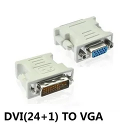 Adaptador Mini DVI 24+1 a VGA – Blanco Multiusos para PC