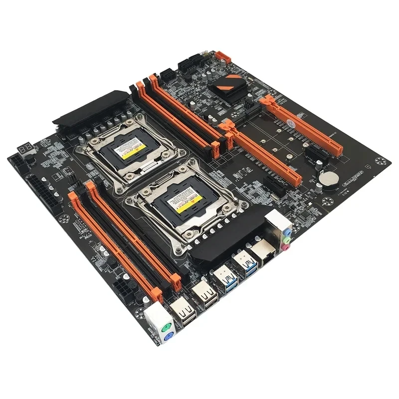 Placa base X99, CPU Dual M.2, LGA 2011, V3, E-ATX, USB3.0, SATA3, 8 DIMM, DDR4, compatible con ranura para procesador Xeon 2011-3 - imagen 3