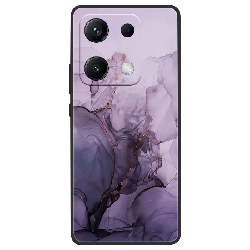 Pour Redmi Note 14S 4G coque de téléphone 14 s motif de peinture de marbre couverture Anti-chute en Silicone souple pour Xiaomi Redmi Note 14S coque - imagen 5