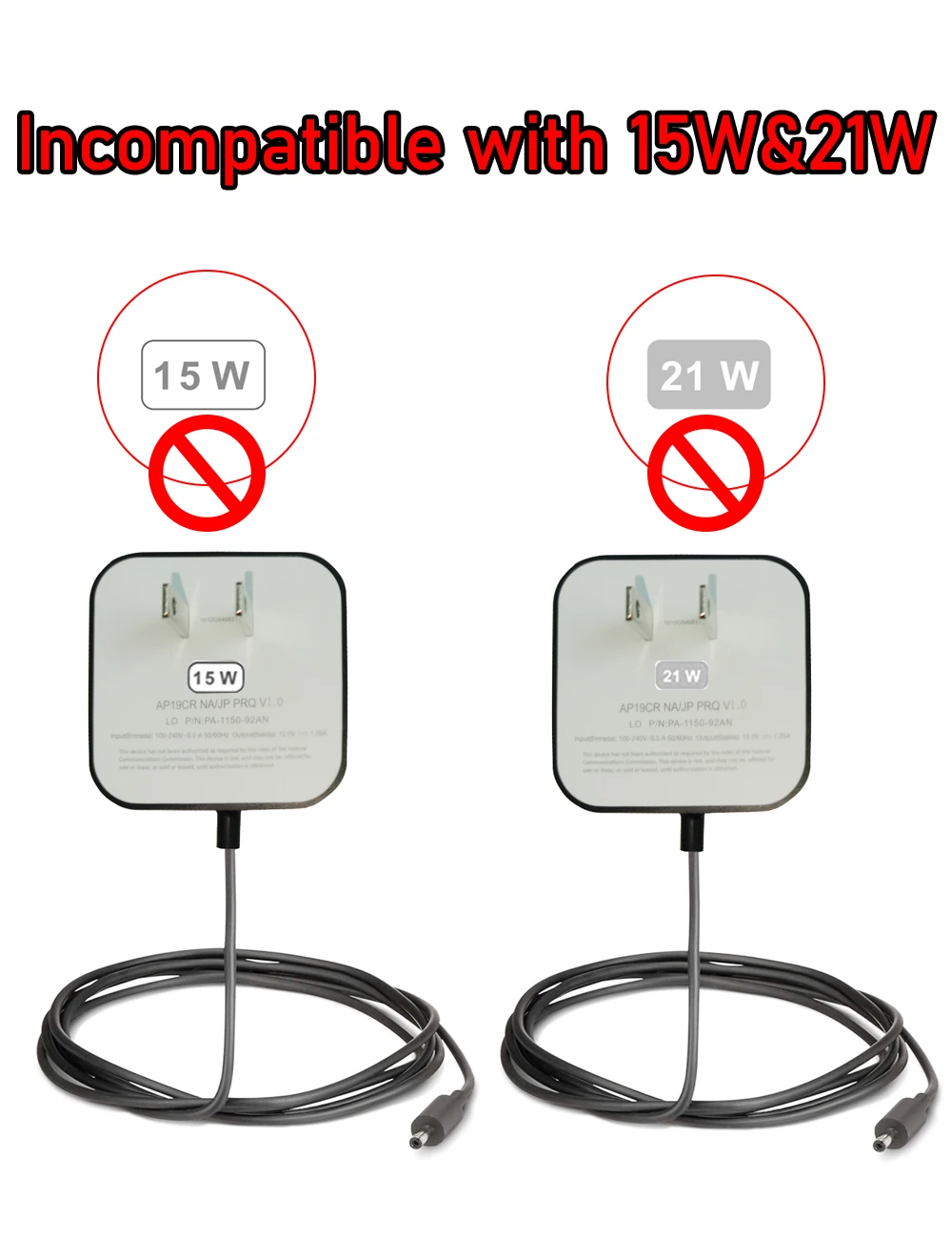 Adaptador de corriente de 30 W para Amazon Echo Show 8 Echo Show 15 Echo Show 10 (3a generación) Cable de alimentación del cargador Echo 3a y Echo 4a 18 V 1.67 A - imagen 5