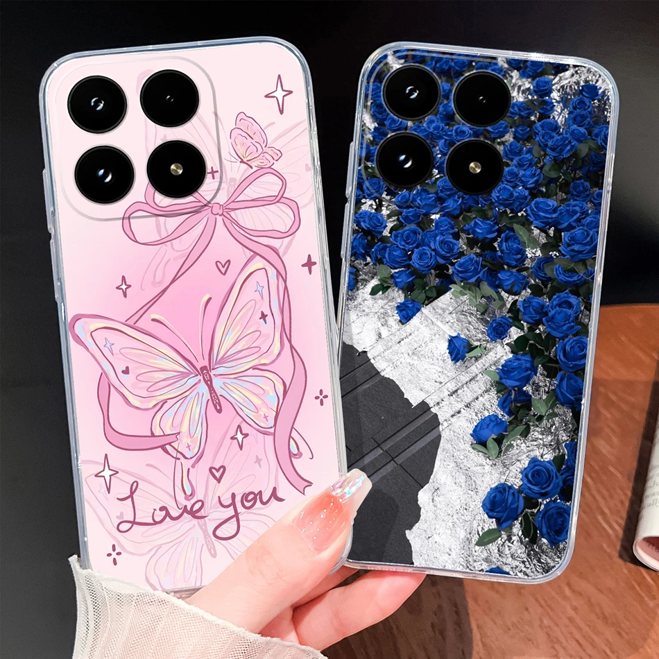 Para Xiaomi 17 Pro Max Funda de teléfono Navidad Milu ciervos patrones suave TPU transparente Funda de silicona para Xiaomi17 carcasa ligera - imagen 2