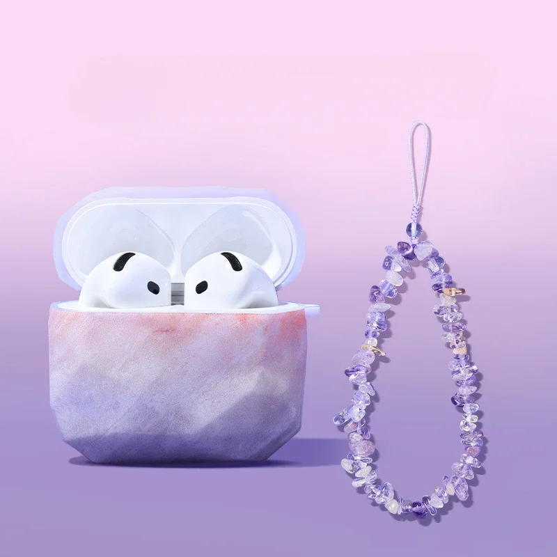 Funda con patrón de diseño para AirPods Pro2 Pro 2 2.a cubierta USB C para AirPods 3 3.a 2 1 Pro Generation con gancho - imagen 2