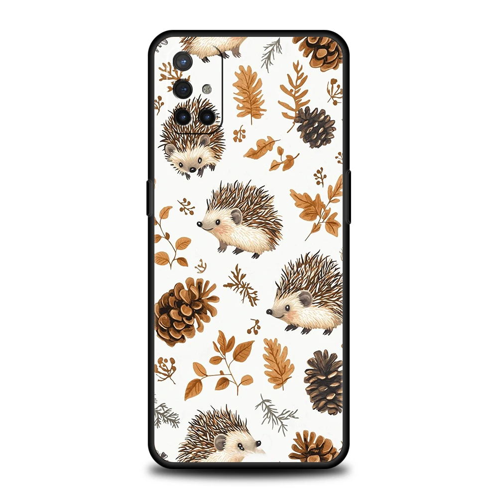 Funda de teléfono para OnePlus 13 12 11 10 9 Pro 9T 13R 12R 10R 9RT 10T 8T 8 Nord 2T CE 2 3 5G N200 N30 cubierta lindo pequeño erizo - imagen 3