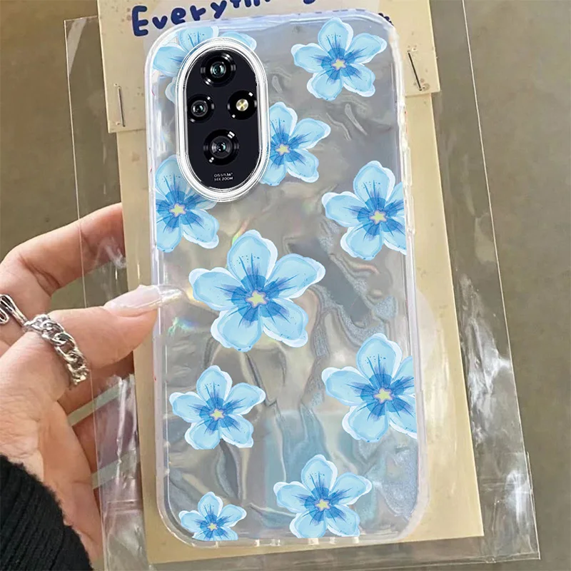 Funda de amor para niñas con lazo de mariposa y gato para Honor 200 X9 200 Lite Magic 4 Lite X5 Plus, funda para teléfono de PC - imagen 5