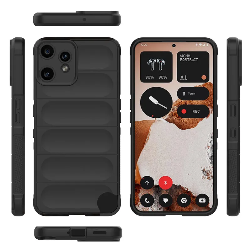 Para nada CMF Phone 2 Pro funda para nada CMF Phone 2a 3a 1 2 Pro funda de goma a prueba de golpes parachoques protector de silicona suave - imagen 2