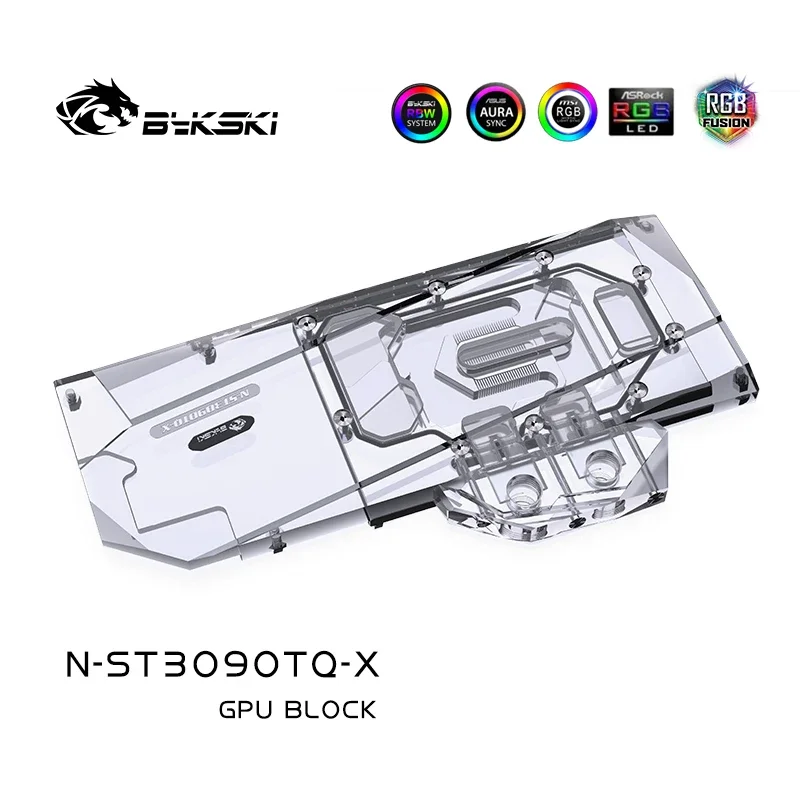 Bykski bloque de agua para uso para ZOTAC RTX 3080 /3090 10G6X tarjeta de edición OC de Apocalipsis/radiador de cobre/5V 12V RGB SYMC N-ST3090TQ-X - imagen 5