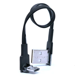 Cable Micro USB 2.0 en Ángulo Recto Izquierdo