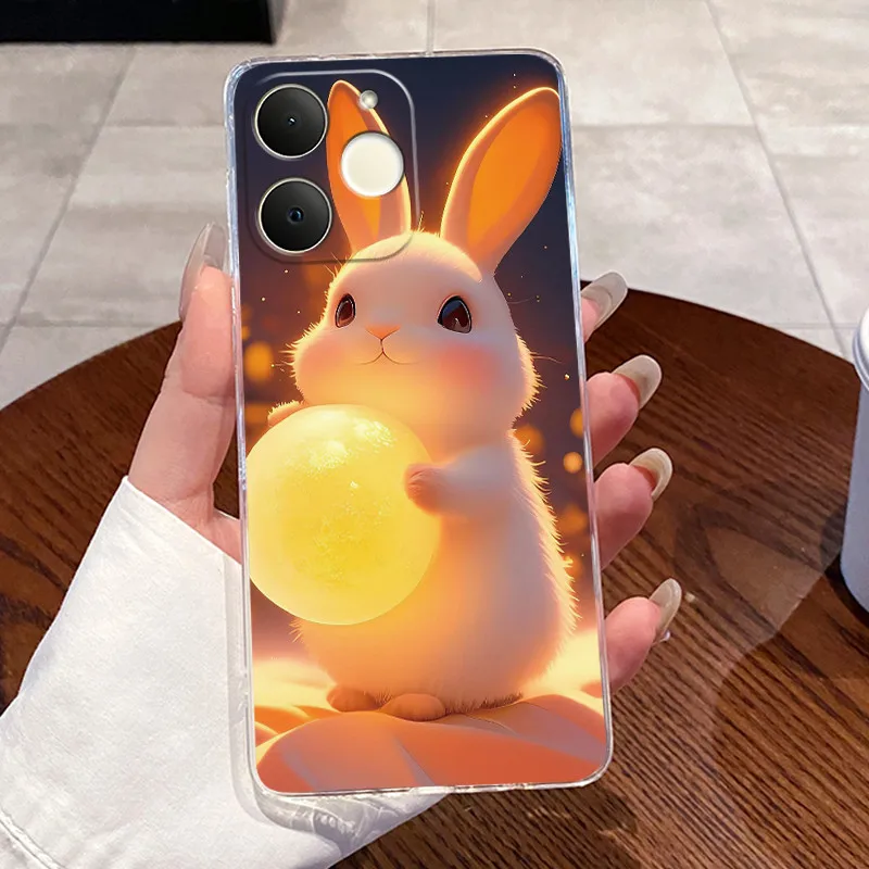 Para Realme Note 70 70T Narzo 80 Lite RMX5313 lujo lindo Cool niños niñas transparente TPU funda trasera de silicona suave para teléfono - imagen 4