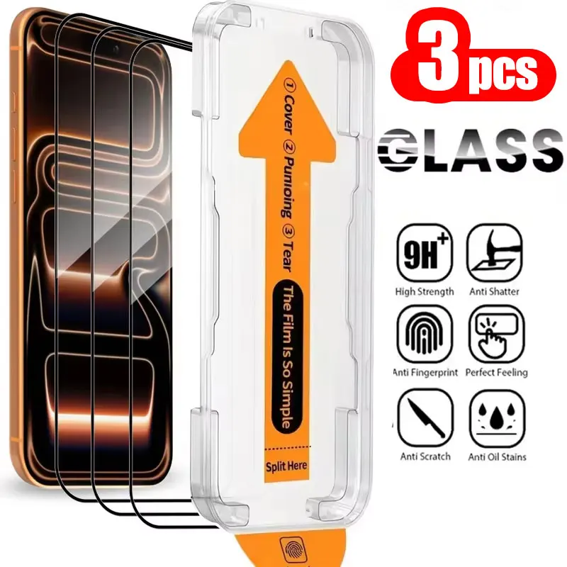 Protector de pantalla sin polvo de fácil instalación, 1-3 uds., para Xiaomi Poco C65 M6 Pro 5G X6 X5 X3 NFC M5s M4 M3 M2 F6 F5 X4, vidrio templado - imagen 2