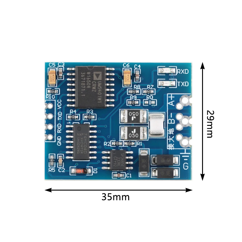 Módulo convertidor de interfaz aislado UART a RS485 de 3,3 V 5 V TTL_Y80A - imagen 5