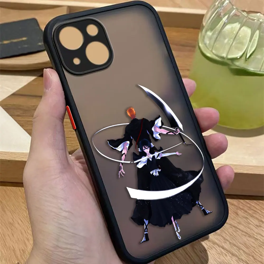 Funda de teléfono mate de Anime Bleach Death para Infinix NOTA HOT 11 12 20I 60 30 SMART SPARK 6 8 9 10 8 8P 20 POVA 3 ZERO - imagen 5