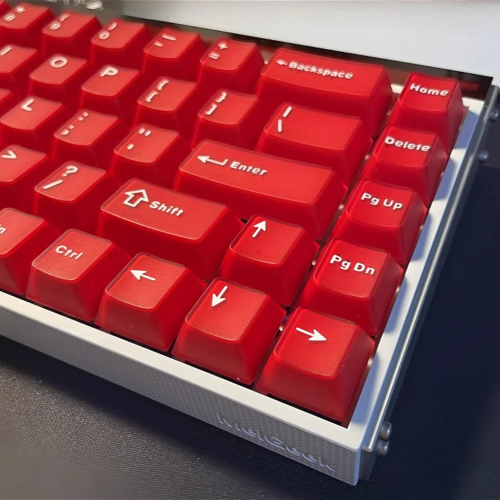 Teclas de cereza de 2 colores Ruby ABS sin área de número para teclados mecánicos con diseño MX Switch 60/84/90/104/108 - imagen 2