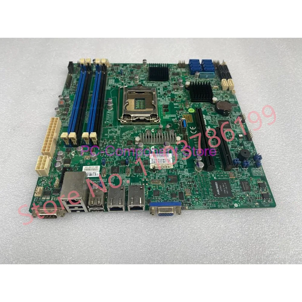 Placa base de servidor de alto rendimiento X10SL7-F E3-1200 v3/v4 4.a generación. Core i3 ECC 8x SAS2 (6Gbps) LGA1150 DDR3 - imagen 5