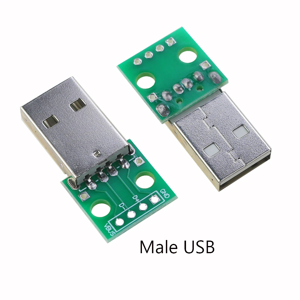 Conector USB macho de 1 piezas, adaptador MINI USB A DIP, USB2.0 3,0 - imagen 5