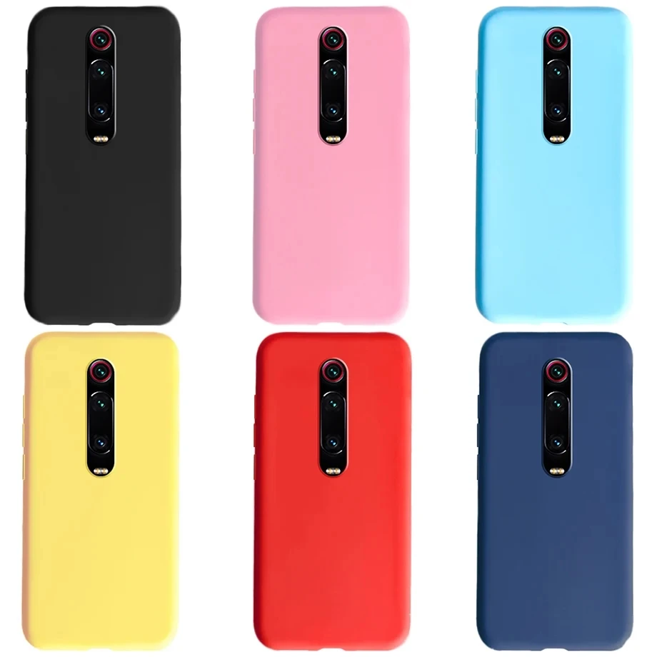 Funda de teléfono de silicona líquida para Xiaomi Mi 9T Pro, funda mate Xiaomi 9T 9 T Mi9T Pro, Fundas suaves